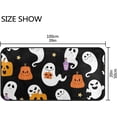 thumbnail image 3 of SKYSONIC Area Rug Pumpkin Halloween Cute Print 39x20 Inches, Small Throw Rug Carpet Anti Slip Elastic Cotton Interlayer for Kitchen Bathroom Living Room Bedroom Stain Resistant Floor Mat, 3 of 7