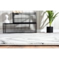 thumbnail image 5 of Abani Luna Collection Agate Stone Lines 6' x 9' Grey Silver Modern Area Rug, 5 of 5