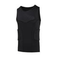 thumbnail image 1 of jinwen Mens Padded Vest Comfortable Chest Rib Protector Vest for Men Rugby Football L, 1 of 9