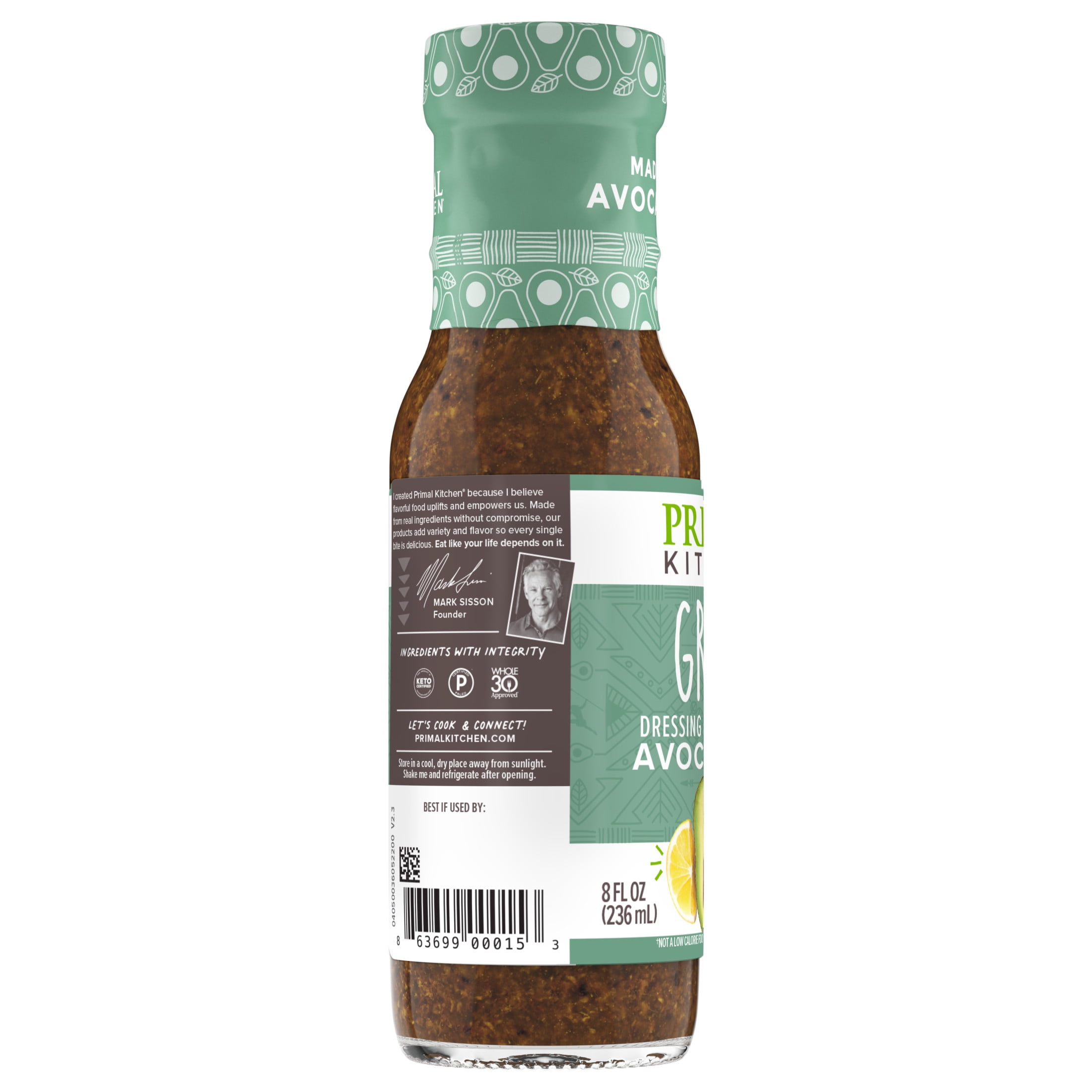 Primal Kitchen Greek Vinaigrette & Marinade 8 fl oz