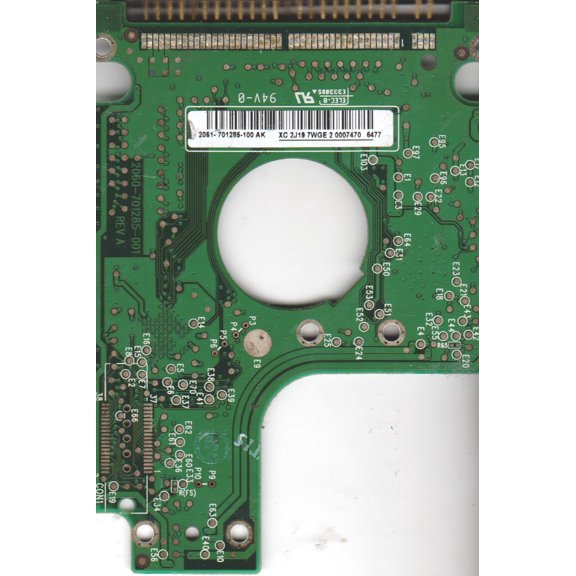 WD800VE-00HDT0, 2061-701285-100 AK, WD IDE 2.5 PCB
