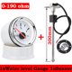 thumbnail image 1 of 52mm Water Level Gauge With Water Level Sensor 100mm 125mm 150mm 200mm 300mm 400mm 0-190ohm Water Liquid Tank Level Indicator, 1 of 1