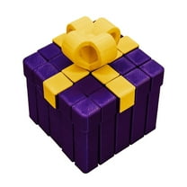 3D Printed Movable Christmas Box 3D Printed Christmas Gift Creative Fidget Ornament for Stress Relief, Unique Xmas Tree & Desk Decoration Toy Gift