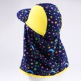 thumbnail image 4 of Sombrero de protección con solapa para el cuello Gorra de protección solar para deportes al aire libre Estrella Fanmusic Sombrero de protección con solapa para el cuello, 4 of 7