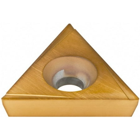 

Hertel TPCG320.5 Grade HP520B Carbide Boring Insert TiN Finish 60° Triangle 11° Relief Angle 3/8 Inscr Circle 1/8 Thick 0.007 Corner Radius