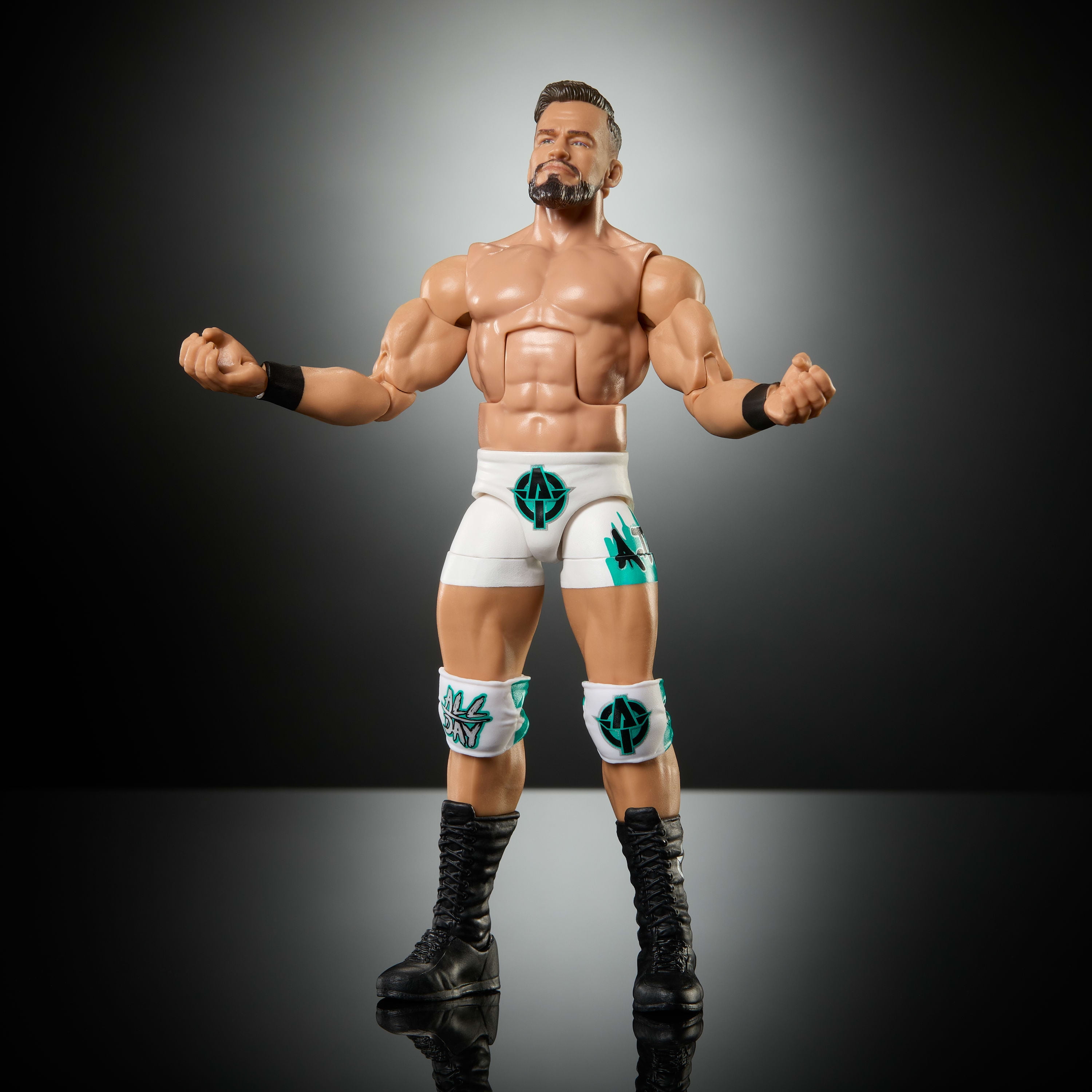 WWE Elite Austin Theory Action Figure, Series #121, 6-inch Collectible with Accessories