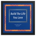 thumbnail image 4 of Inspire and Bloom! INB: Build The Life You Love! Framed Wall Art - Blue, Inspirational Wall Art, Vibrant Decor for Home and Work Spaces, 4 of 7