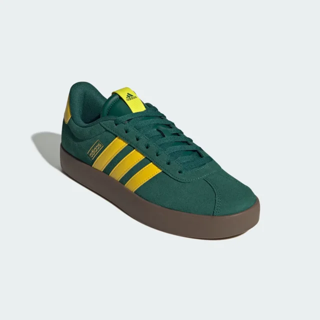 JP7535 Adi - das VL Court 3.0 Collegiate Green Yellow Gold Metallic (Men's)