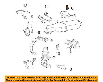 Sensor Bolt 6102192AA CHRYSLER OEM Emission-M.a.p