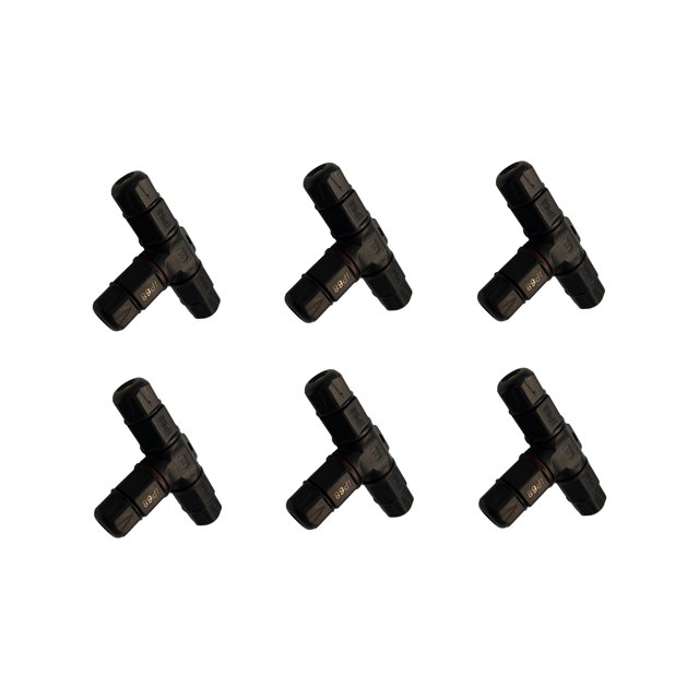 M16 Electrical Junction Boxes IP68 Waterproof Cable Connector Wire Range(3.5-10mm) for Repair and Extend Power Cables Tunnel Tree Light Strings LED (2Pin)