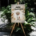 thumbnail image 4 of Happy Anniversary Brittany Spaniel Celebrates Wedding Love Family Party Vertical Matte Canvas Poster Brittany Dog Lover Gifts Idea Wall Art Home Decor - 01015, 4 of 5