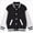 A48-Black, variant on 15-16 Years Juniors Varsity Bomber Jacket Button Down Letterman Coat Casual Outerwear