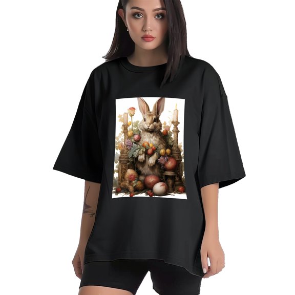 Plus Size Shirt for Women Black Tops for Women Short Sleeves Shirt for Women Easter T Shirt Crewneck Shirt for Women XS