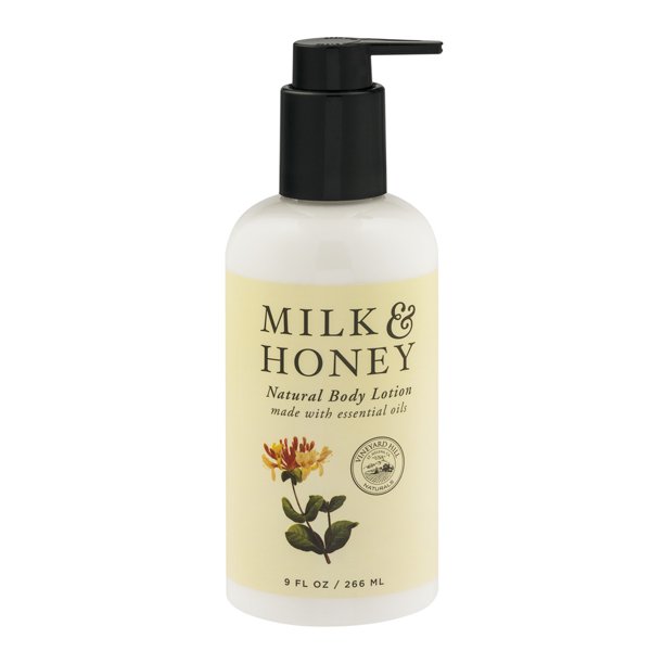 Vineyard Hill Naturals Milk & Honey Natural Body Lotion, 9 Fl. Oz
