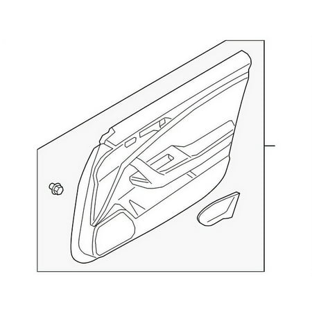 Genuine OE Kia Door Trim Panel - 82305-J5680CCS