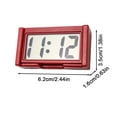 thumbnail image 4 of Mini Digital Clock Decorative Large Screen Car Clock Electronic Car Dashboard Self Ornament D9u9 Adhesive Accessories, 4 of 7