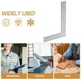 thumbnail image 7 of LOLIPPYY Metal Ruler: Heavy Duty Angle Framing Square Woodworking Layout Ruler - Stainless Steel 90 Degree Square Measuring Tool for Geometry Drawing Construction Line Marking, 7 of 7