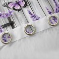 thumbnail image 4 of Castle Fairy Floral Purple Lavender Black Out Curtains for Boys Girls,Flying Butterflies Curtains Pack of 2 (42x63 Each),Old Barn Door Bedroom Curtains,Lightweight Room Decor, 4 of 6