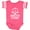 Football Pink and White, variant on Inktastic Lawyer Daddys Little Co Counsel Boys or Girls Baby Bodysuit