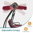 thumbnail image 4 of MCombo 3 Seat Outdoor Patio Swing Chair with Adjustable Canopy, Weather Resistant Steel Frame, 4 of 9