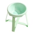thumbnail image 3 of Cuenco para perro, soporte para alimentación, protege el cuello de , comedero para gatos, cuenco de cerámica para gatos pequeños, gatitos, , verde Versión alta, 3 of 8