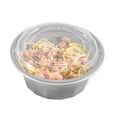 thumbnail image 3 of Restaurantware-Asporto 32 Ounce Round Take Out Containers, 100 Food Containers With Lids - Microwavable, Disposable, Silver Plastic To Go Boxes For Food, No BPA, For Take Out And Delivery, 3 of 11