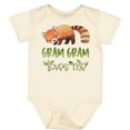 thumbnail image 3 of Inktastic Gram Gram Loves Me Cute Red Panda Boys or Girls Baby Bodysuit, 3 of 5