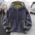 thumbnail image 1 of Cowsor Baby Kids Sherpa Jacket with Zipper, Cotton-Lined Fuzzy Outerwear Coat for Infant Toddler, 1 of 7