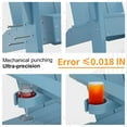 thumbnail image 5 of WINSOON Cup-Holder Adirondack Chair and Table Set 3 PCS, Outdoor Chairs Patio Chairs, Blue Finish, 5 of 7