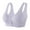 Grey, variant on Comfortable Adjustable Bra No Underwire Seamless, High Resilience Band, Nylon Spandex, Plus Size Support