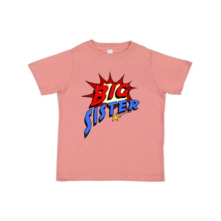 

Inktastic Big Sister Superhero Gift Toddler Toddler Girl T-Shirt