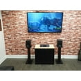 thumbnail image 6 of (2) Rockville SS28D Dark Wood Grain 28" Speaker Stands Fits JBL 104SET-BT, 6 of 9