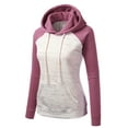 thumbnail image 2 of Doublju Women's Long Sleeve Lightweight Pullover Raglan Hoodie Sweatshirts, 2 of 5