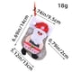thumbnail image 3 of Fiudx Ofertas relámpago del día, solo en línea Calcetines de muñeco de Navidad Calcetines de Navidad Colgante de árbol de Navidad Papá Noel Muñeco de nieve Bolsa de regalo de dulces, 3 of 5