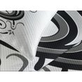 thumbnail image 4 of Ambesonne Letter S Quilted Bedspread Set 3 Pcs, Monochrome Uppercase S, King Size, Black Grey White, 4 of 5