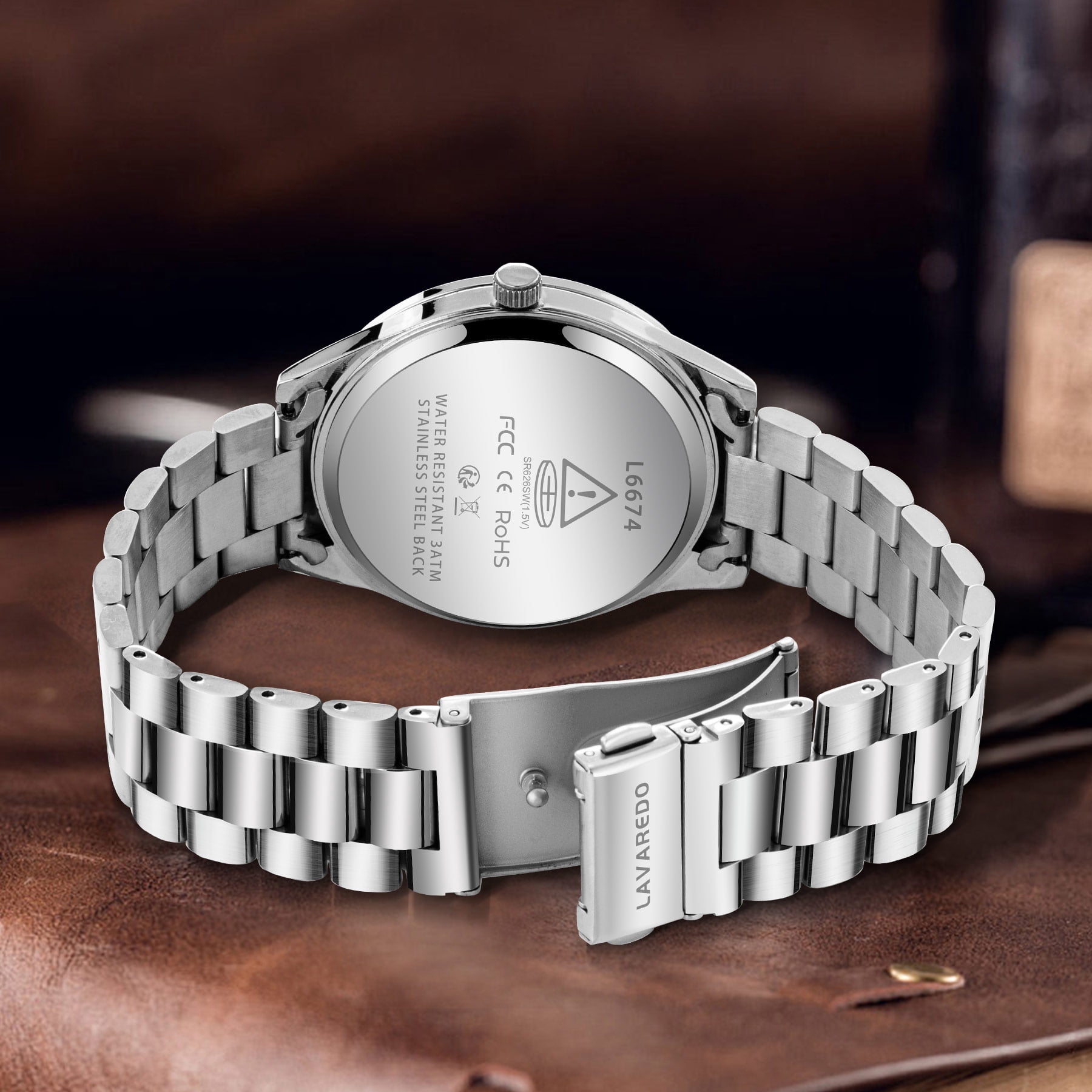 Mens Watch, Minimalist Fashion Watches for Men Waterproof Quartz Watch with Stainless Steel Strap - Gift for Men