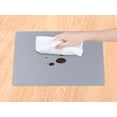 thumbnail image 3 of Unique Bargains 6 Pack Faux Leather Placemats for Kitchen Dining Table Decor Light Gray, 3 of 7