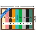 thumbnail image 3 of Minecraft - Pixel Bars Wall Poster, 14.725" x 22.375" Framed, 3 of 6