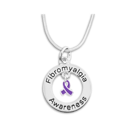 Fibromyalgia Awareness Necklaces