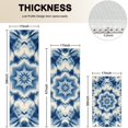 thumbnail image 4 of Indigo Tie Dye Star Kitchen Rugs Sets Of 3,Kitchen Runner Rugs Non Skid Washable,Decorative Kitchen Floor Mats for Kitchen,Sink,Laundry,17"x30"+ 17"x47" + 17"x59", 4 of 6