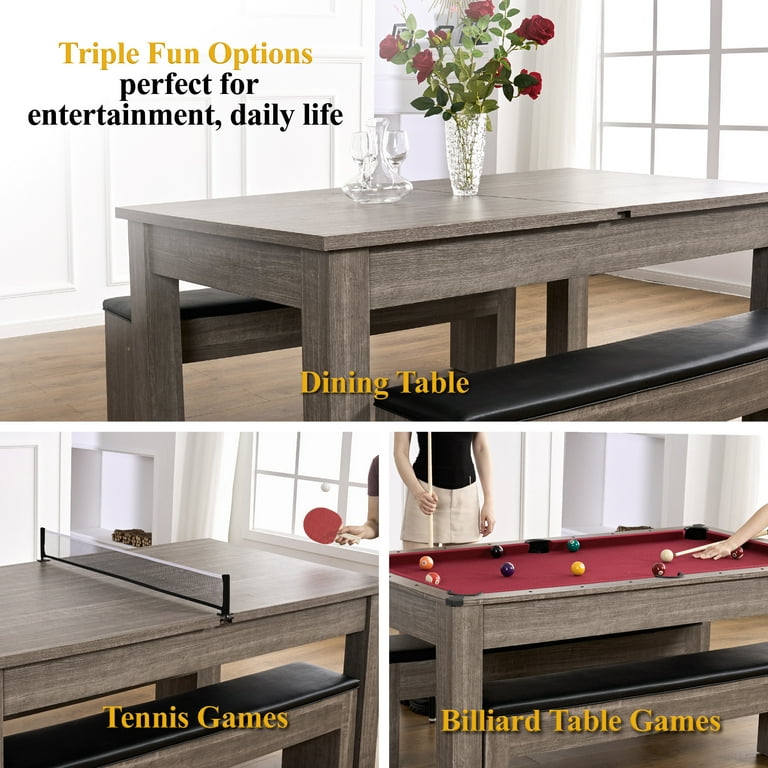 6 foot pool dining table discount
