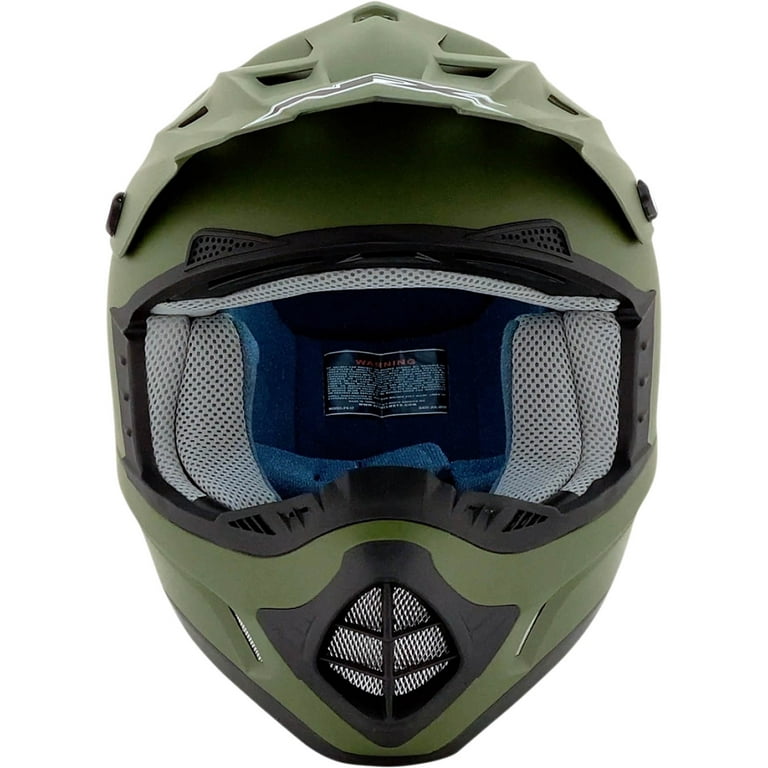 AFX FX-17 Flat Olive Drab MX Offroad Helmet Olive/Green LG