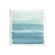 Stupell Industries Pale Blue Modern Gradient Graphic Art Unframed Art Print Wall Art, Design by Allie Corbin