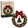 thumbnail image 2 of EaseDay DIY Beaded Christmas Tree Pearl Wreath Craft Kit Festive Holiday Art Set Home Porch Wall Hanging Decoration Handcrafted Gift for Adults and Families, 2 of 5