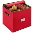 thumbnail image 1 of Caja de almacenamiento para adornos navideños ZOBER Stores 64 adornos, 1 of 8