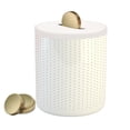 thumbnail image 1 of White Piggy Bank, Minimalistic Pattern with Small Polka Dots Simple Vintage Style Design, Ceramic Coin Bank Money Box for Cash Saving, 3.6" X 3.2", Forest Green and White, by Ambesonne, 1 of 4