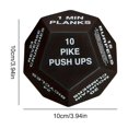 thumbnail image 3 of Dados Ejercicio Entrenamiento 12 Caras para Ejercicios Fitness en Casa Cardio () Blanco, 3 of 5