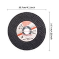 thumbnail image 3 of Disco de corte Muela abrasiva de aleta plana Disco de lijado de piedra de acero para amoladora angular, 3 of 4
