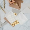 thumbnail image 4 of IFANLANDOR 1Set Wedding Thank You Cards with Envelopes Transparent Vintage Paper for Invitations and Letters, 4 of 8