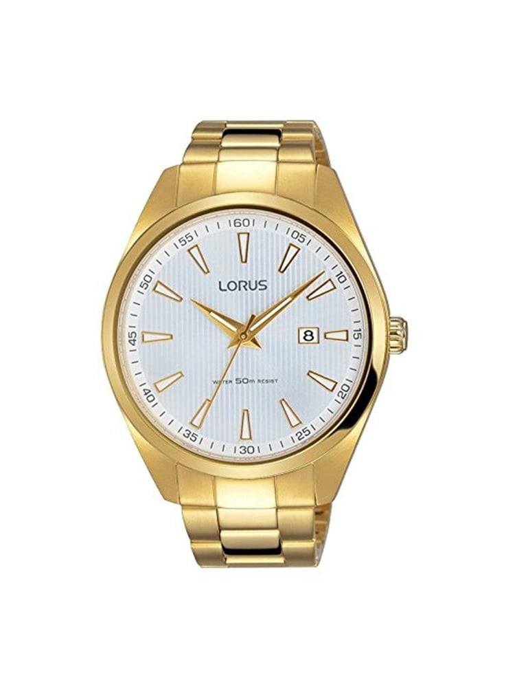 lorus mens gold watch